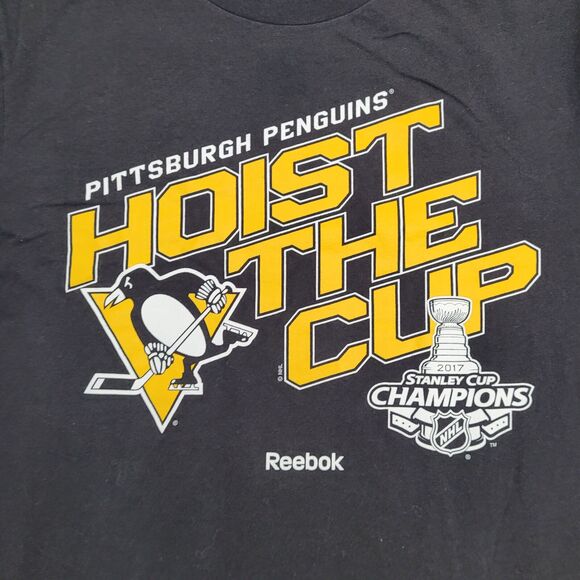 Pittsburgh Penguins Shirt Womens S/M 19x25 Black - Picture 10 of 14